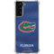 University of Florida Blue Jersey Galaxy S21 FE Clear Case